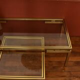 Pierre Vandel's coffee table and built-in sofa