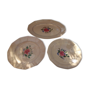 Ensemble de 3 plats Digoin