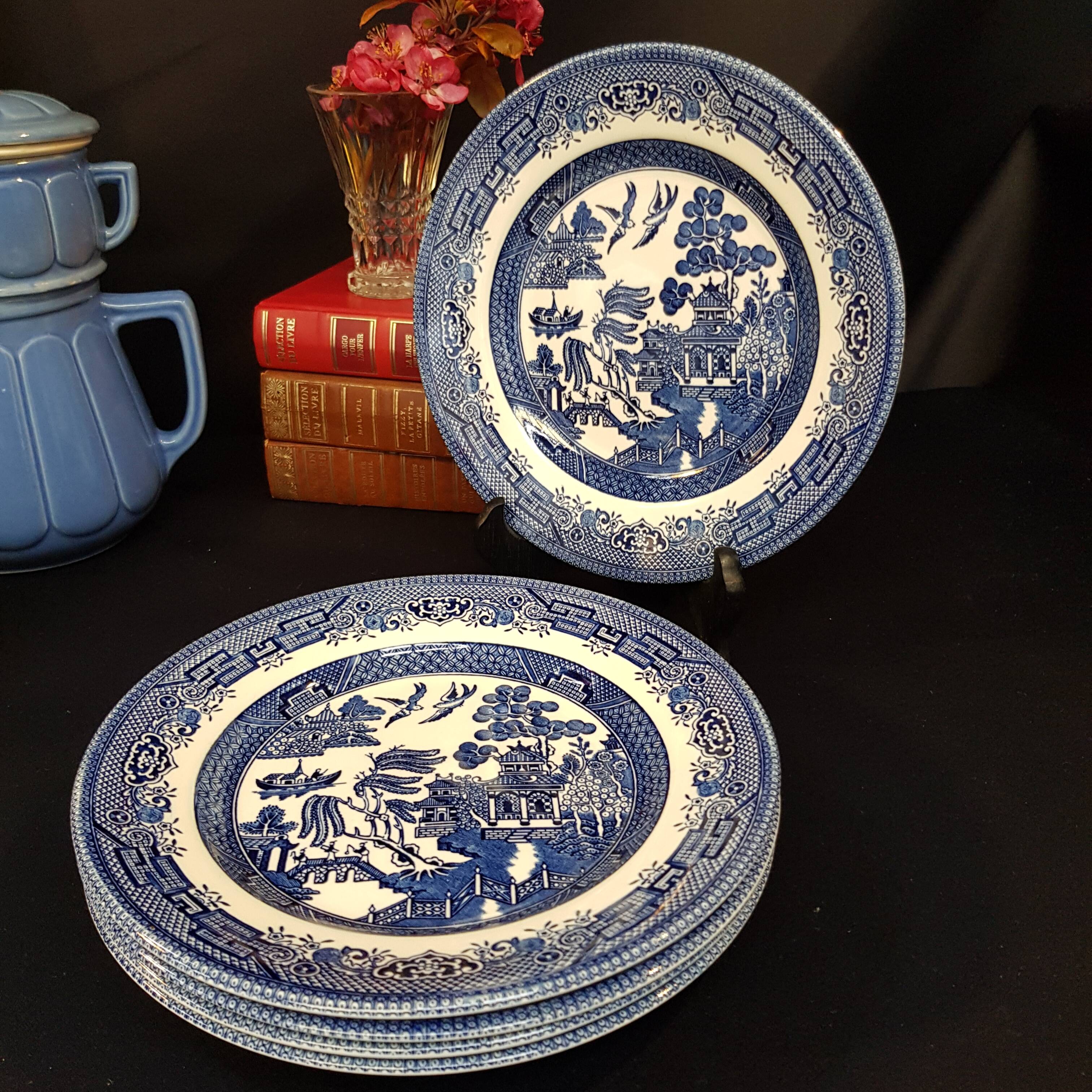 5 Churchill dessert plates