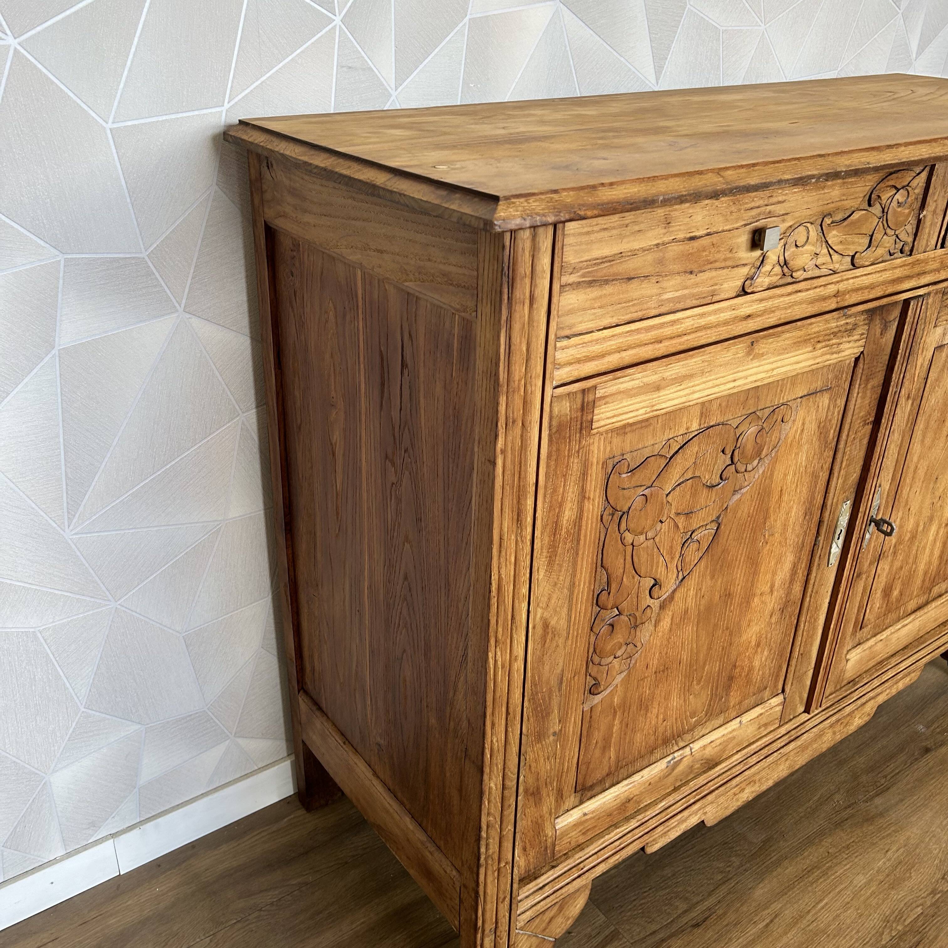 Parisian art nouveau stripped buffet