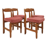 Set de 4 chaises design Guillerme et Chambron, édition Votre Maison
