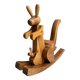 kangourou en bois (cheval à bascule)