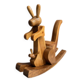 wood Kangaroo (rocking horse)