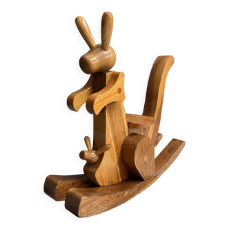 wood Kangaroo (rocking horse)