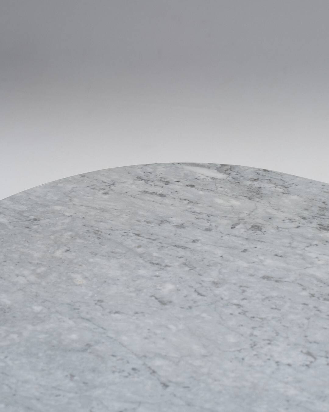 Gray Marble Drop-Shaped Coffee Table, 1980s
