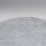 Gray Marble Drop-Shaped Coffee Table, 1980s