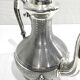 Silver metal teapot