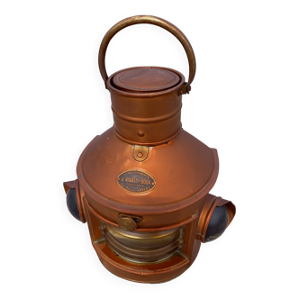Vogels-Boon oil-fired nautical traffic light, late 19th-early 20th century.