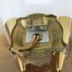 Double wall light in perspex and gold metal from the 50s and 60s.