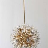 Emil Stejnar Lustre Sputnik Dandelion Gold Mid-Century, 1970s