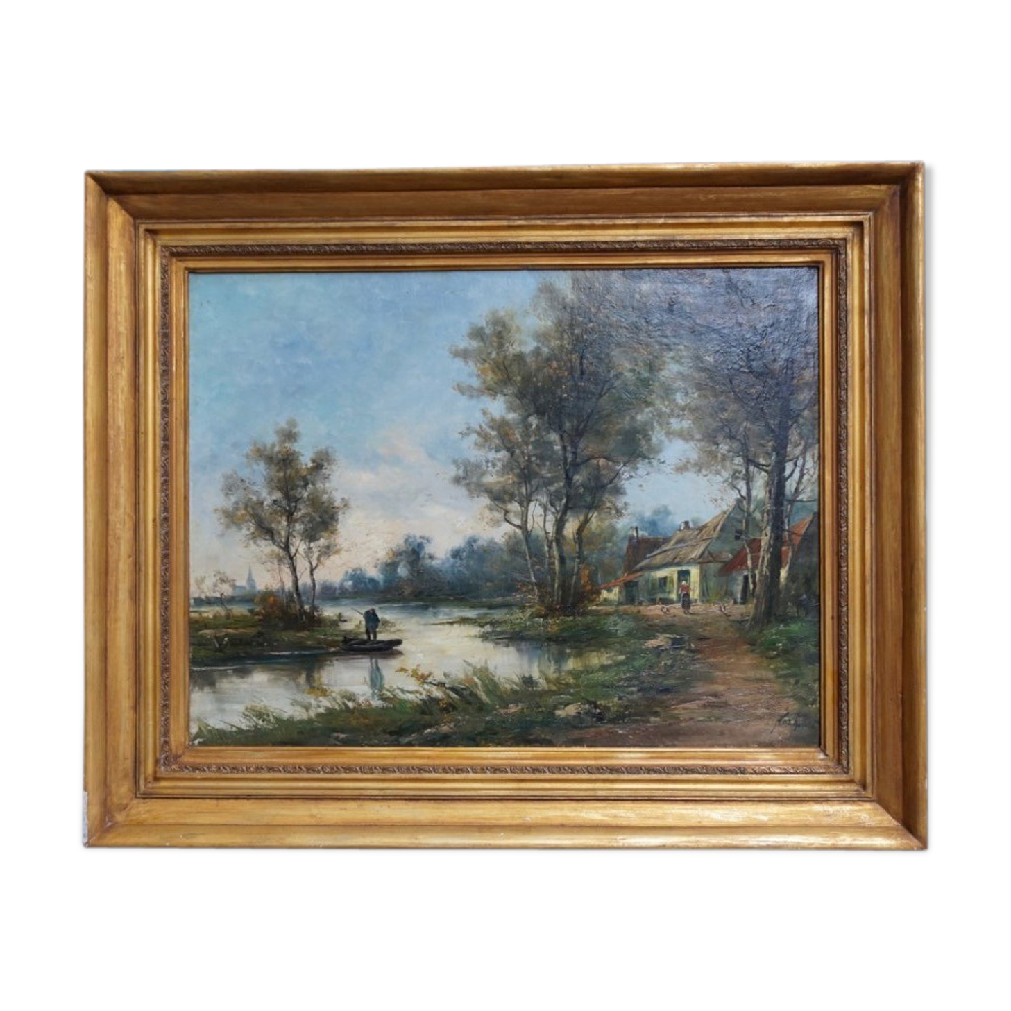 Painting "Flemish Landscape."