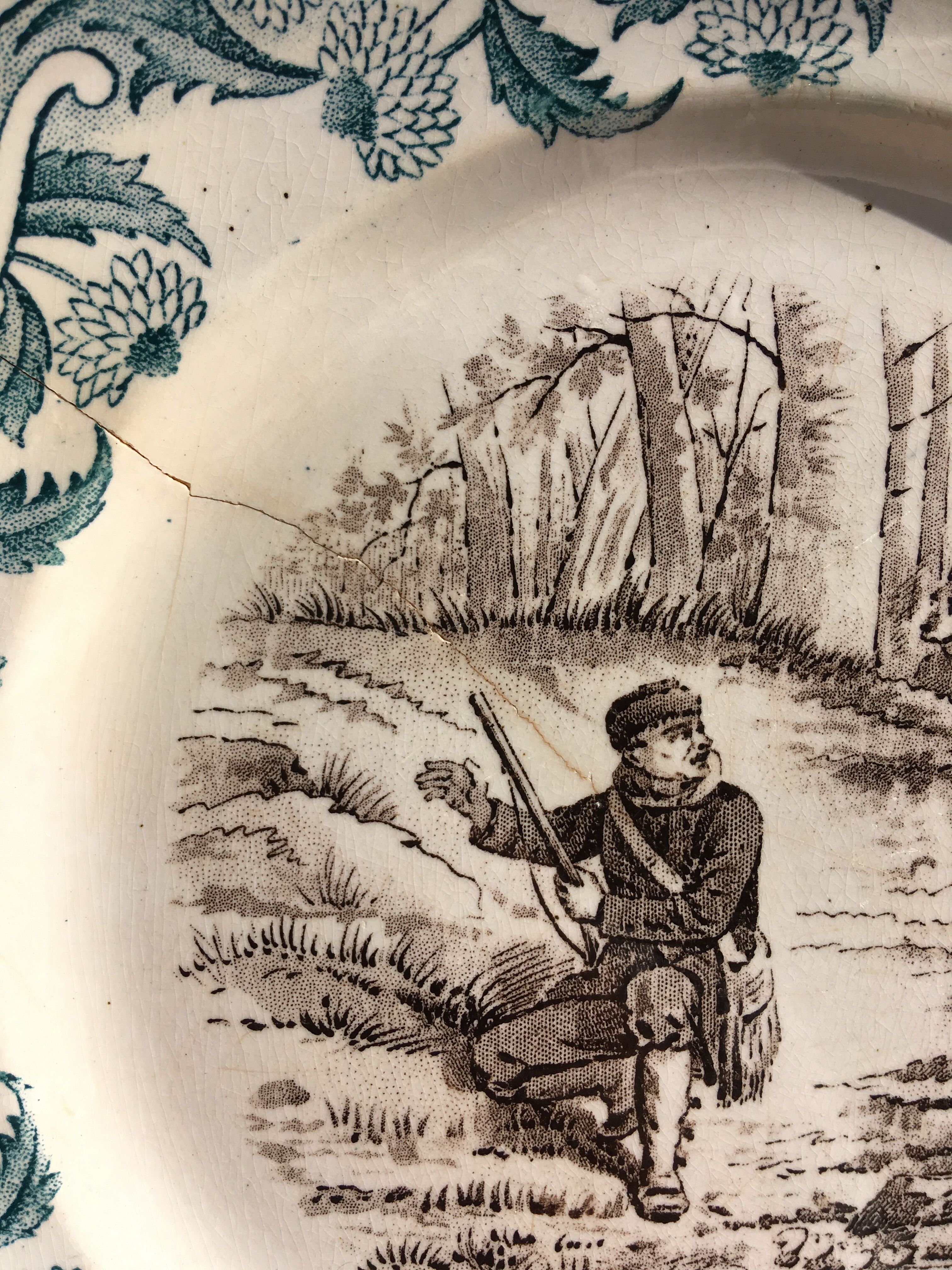 Assiettes parlantes "chasse"