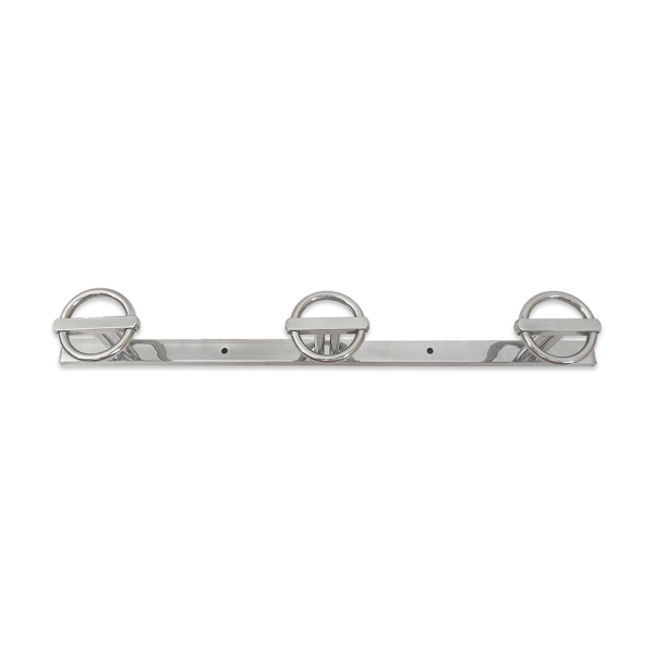 Triple patères Art Déco de Jean Royère Largeur 45 cm