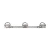 Triple coat hooks Art Deco by Jean Royère Width 45 cm