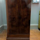 Vintage furniture in solid walnut and marble