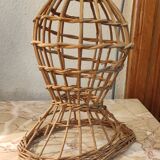 Old Marotte rattan hat head