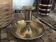 Copper candle holder