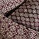 Housse de coussin kachin bordeaux et beige (rida) 30x50 cm