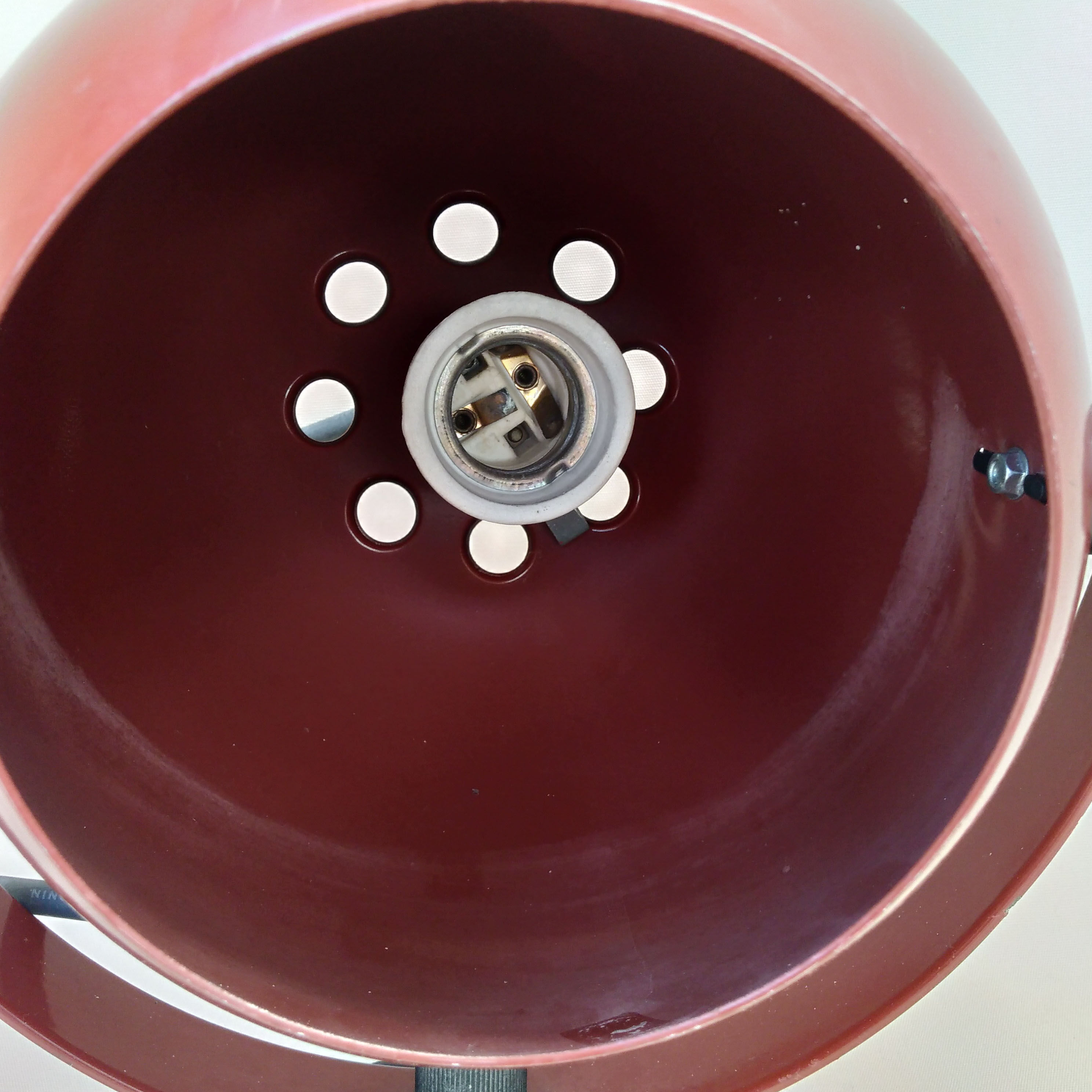 Pair of vintage 1960 eyeball wall light