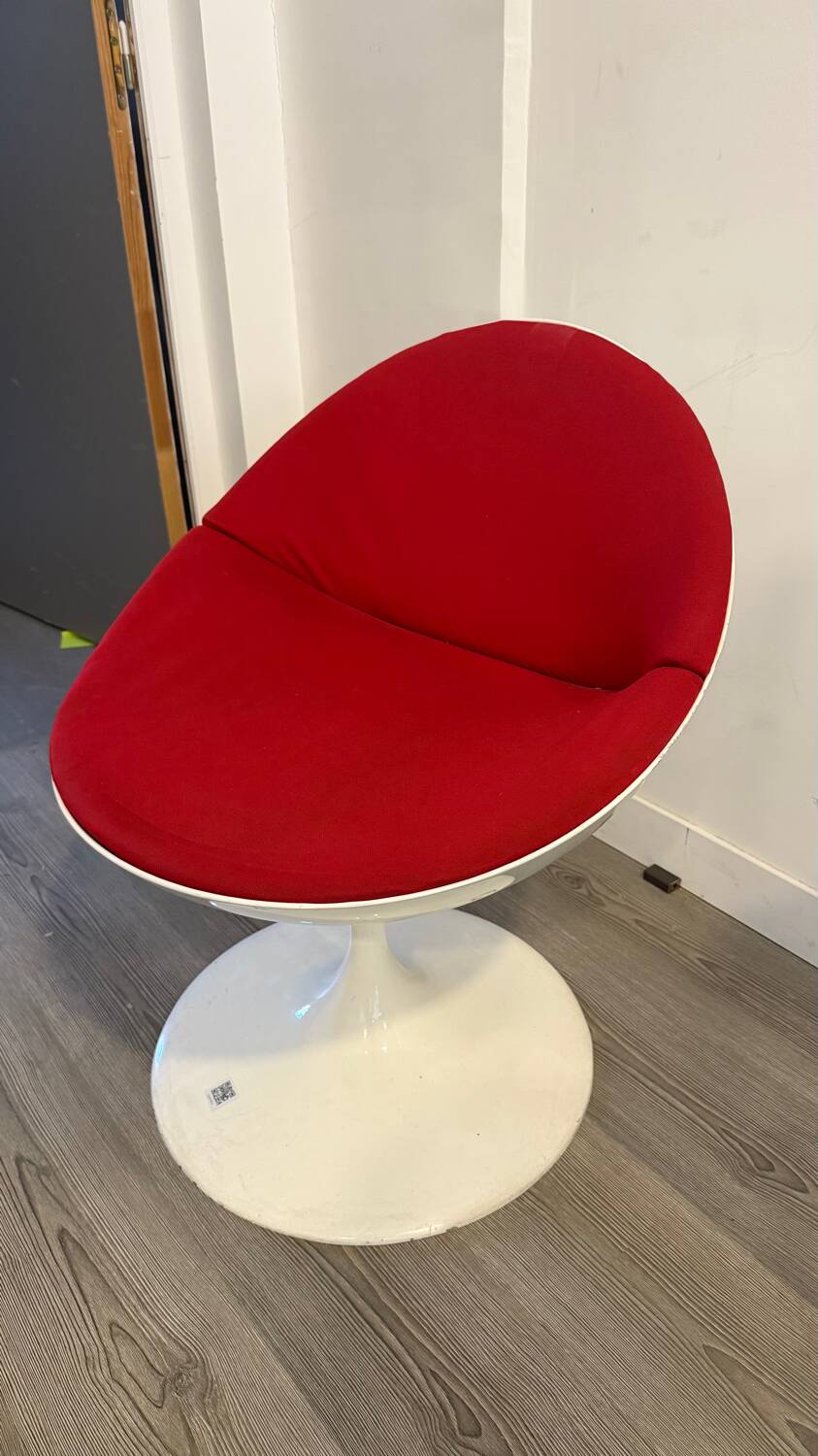 Set of Luna club chairs by Paolo Chiantini - white