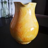 Pichet en terracotta emaillée - Signé Roux Dieulefit