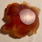 Daum Amber Tulip Cup