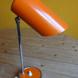 Years '50' orange metal desk lamp