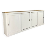 1950s oak countertop sideboard