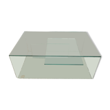 Glass coffee table