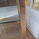 Vandel glass and brass shelf