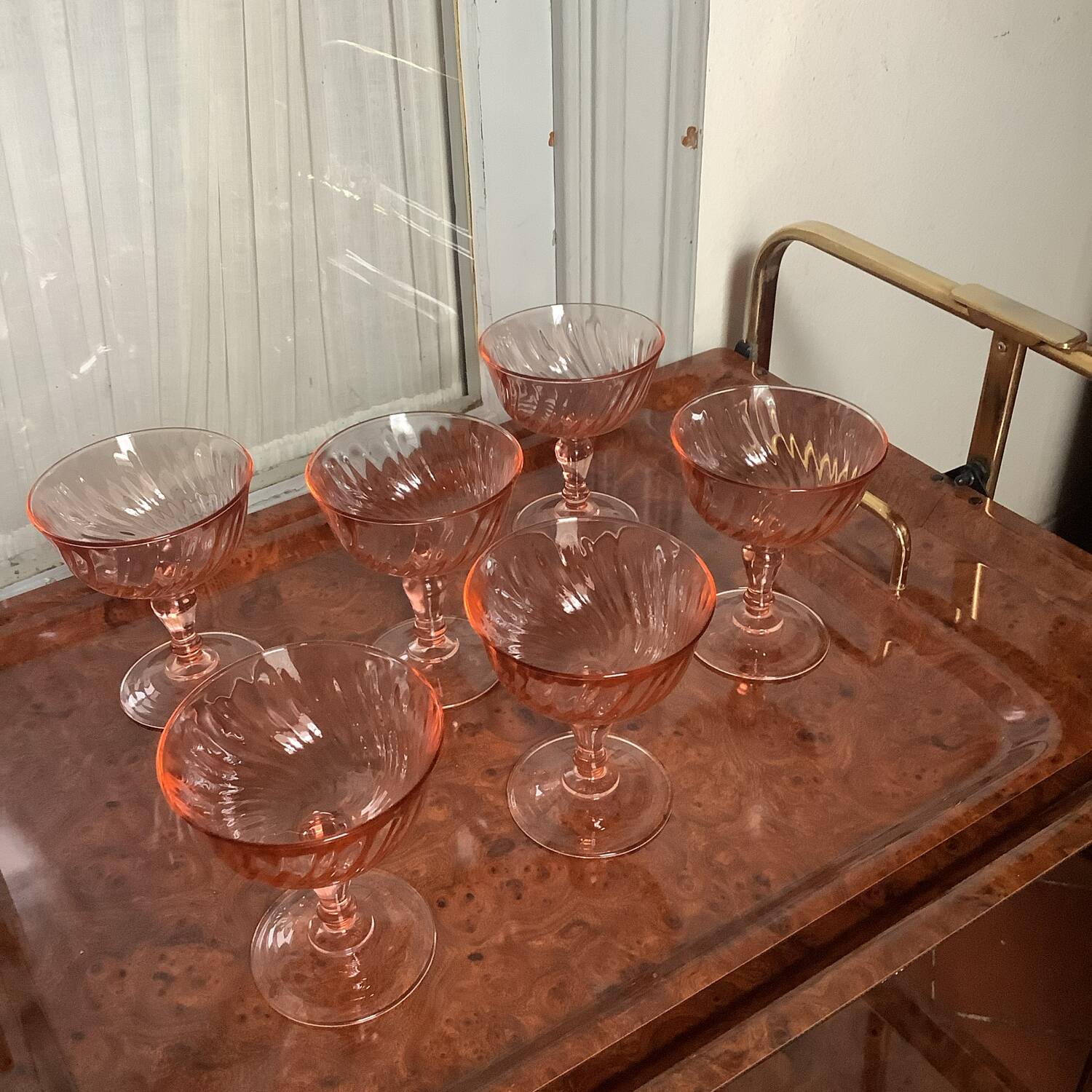 Set of vintage Rosaline pink glass bowls – Arcoroc