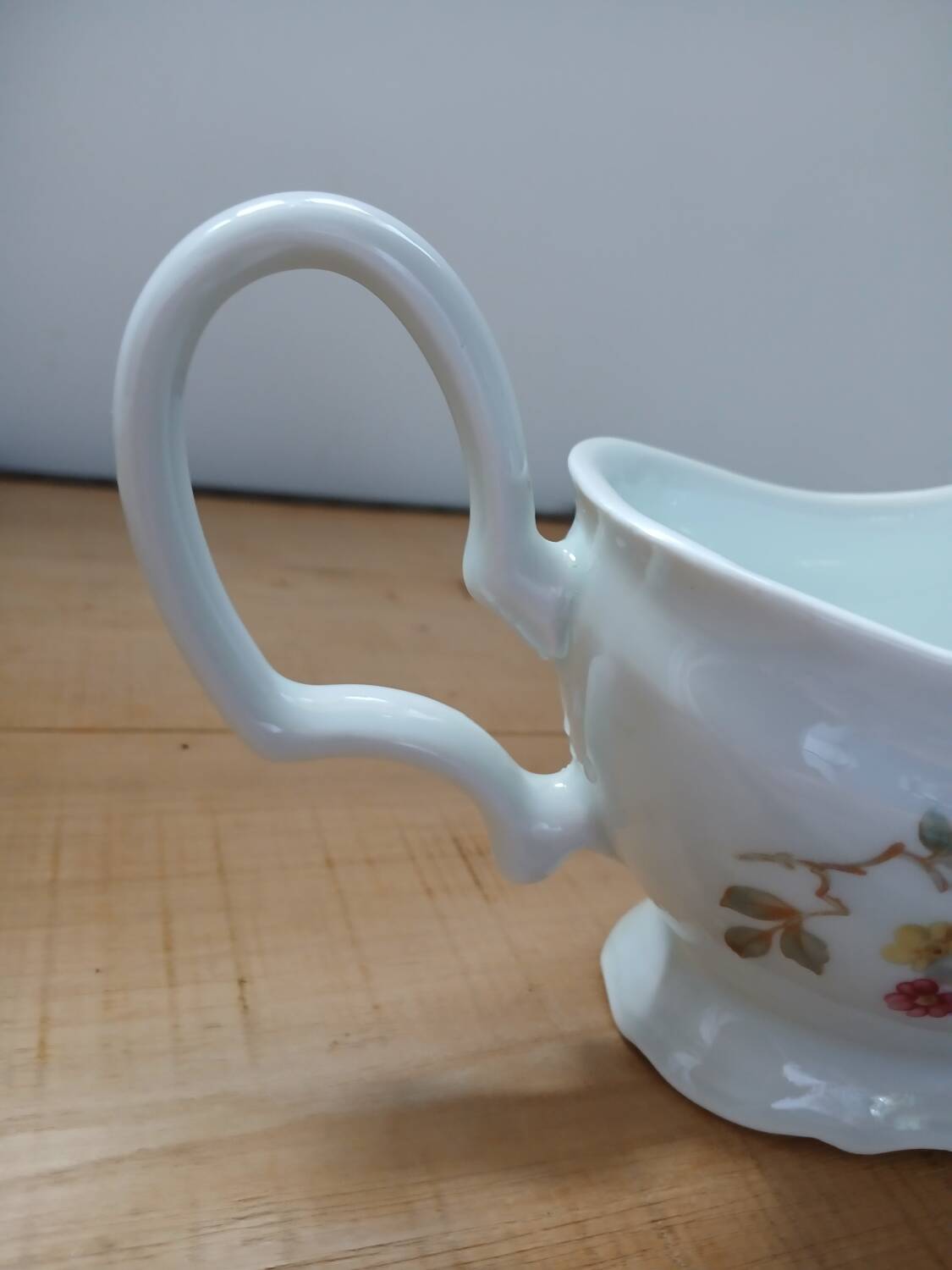 Antique porcelain sauceboat