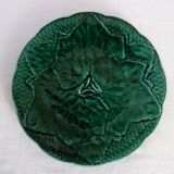 Service à dessert feuilles de vignes barbotine Gien vintage