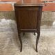 Louis xv style nightstand table wood drawer + vintage case