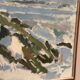 Original Swedish Oil on Canvas – "Winter Landscape" by FMK – Dated 1943 – Vintage and Framed – 78 × 60 cm (30.7" × 23.6")