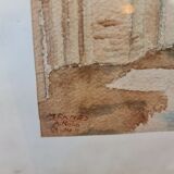 Orientalist watercolor