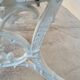 Garden bench signed Godin cast iron bourgeois house