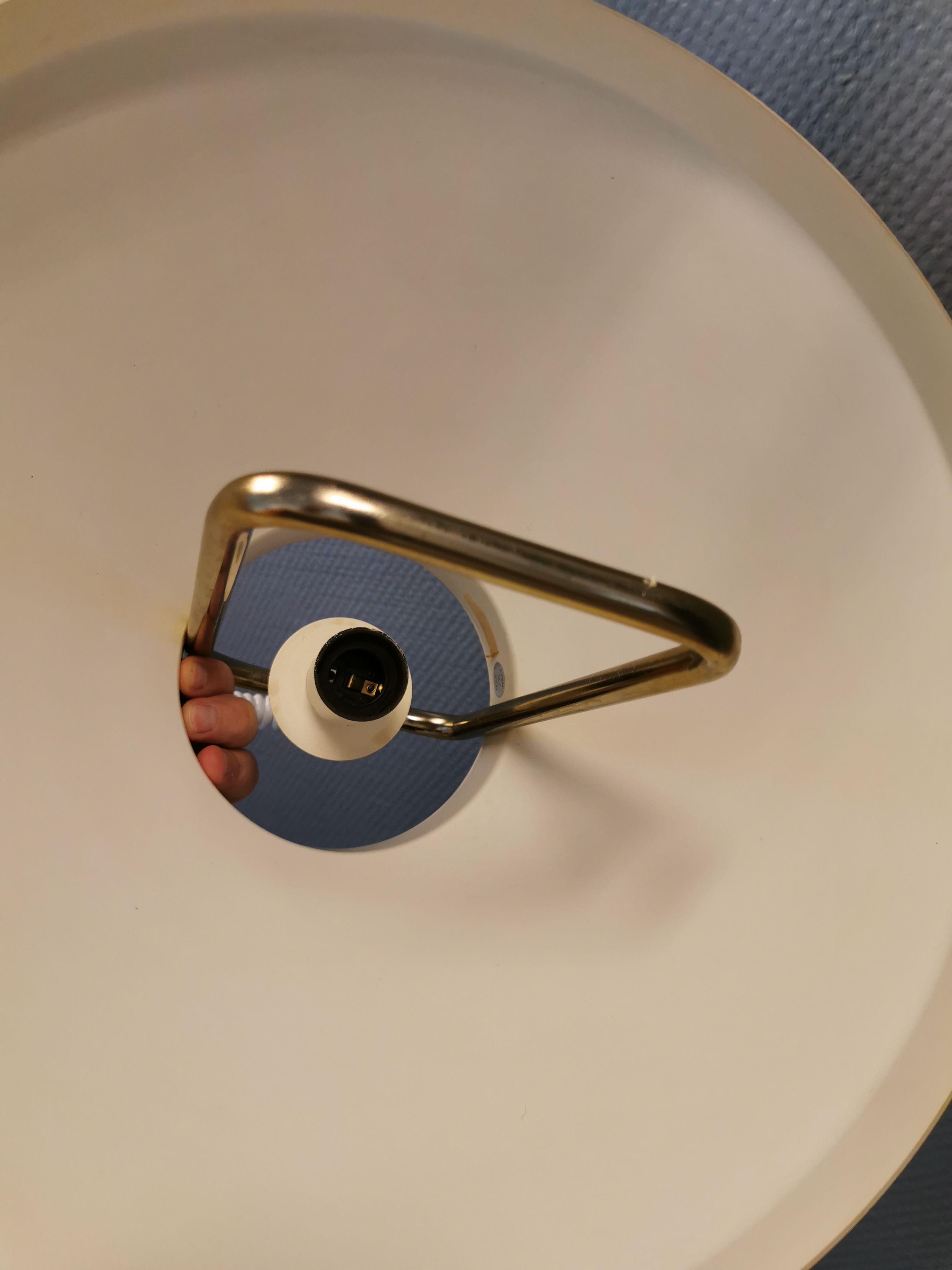 "Tarok" hanging lamp, designed by Jo Hammerborg in 1977 and produced by Fog&Mørup, Denmark