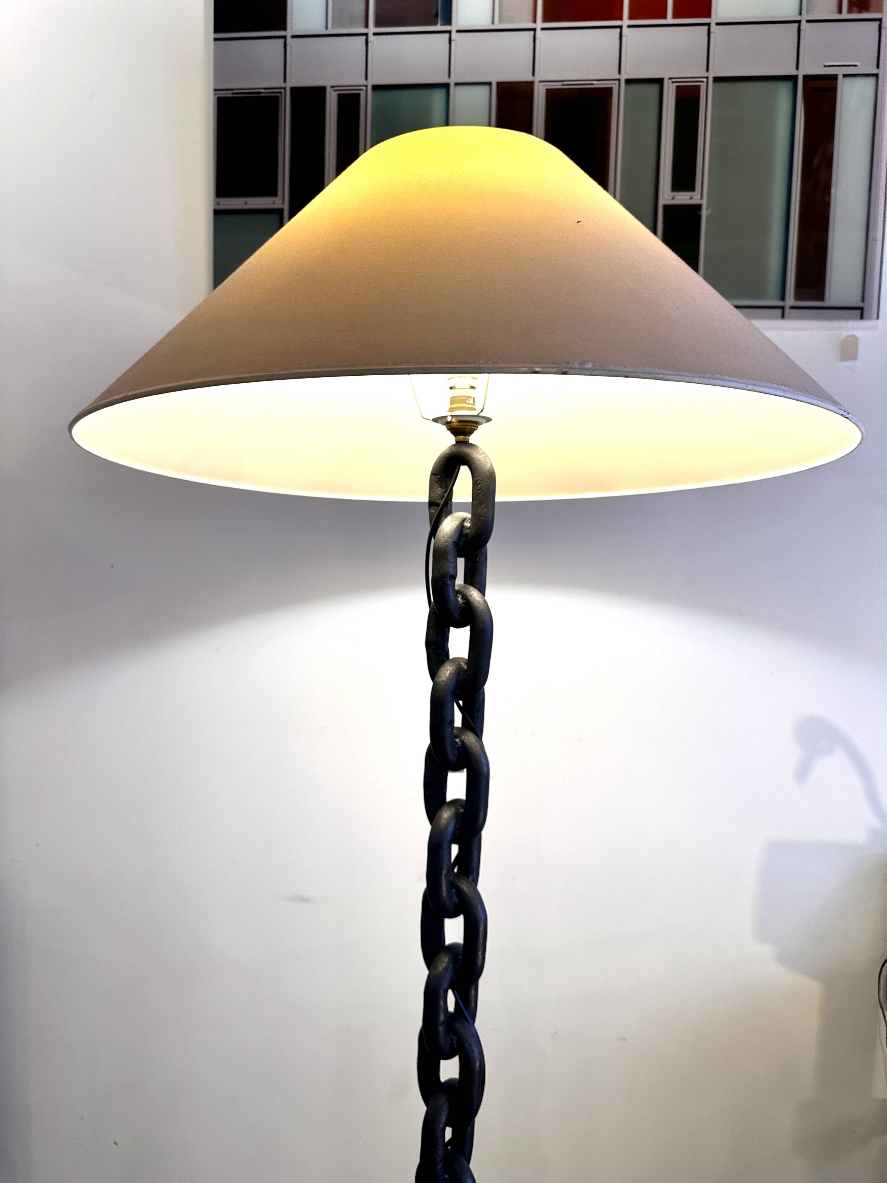 Brutalist floor lamp