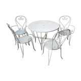 All garden furniture in wrought iron