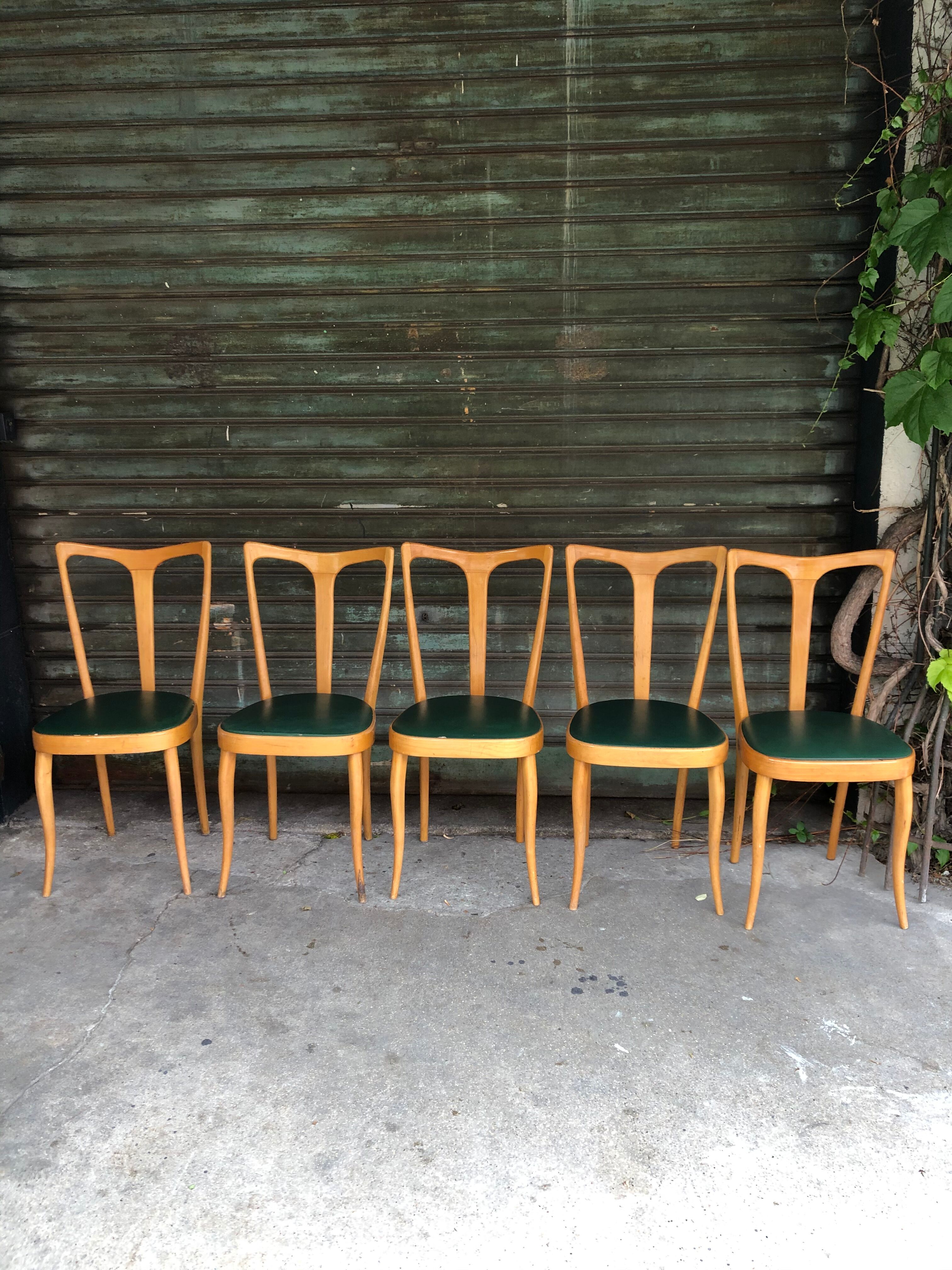 5 Italian chairs
