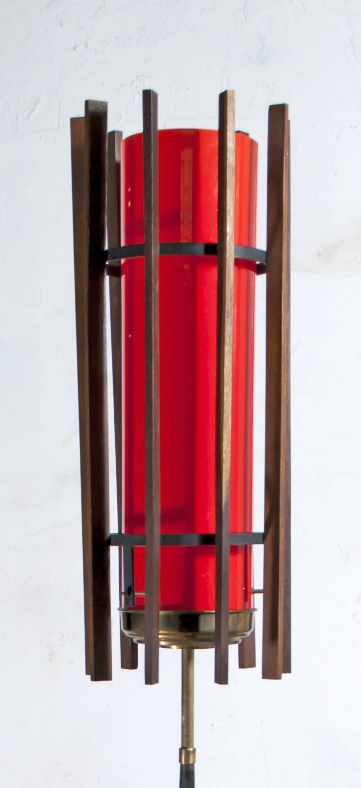 Vistosi Mid-Century Modern "Incamiciato" Murano Glass Italian Floor Lamp,50