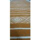 Hand-woven kilim hallway rug in natural wool