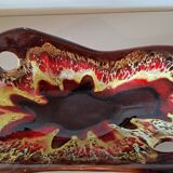 Vintage decorative glazed ceramic bowl from Vallauris – 1960s