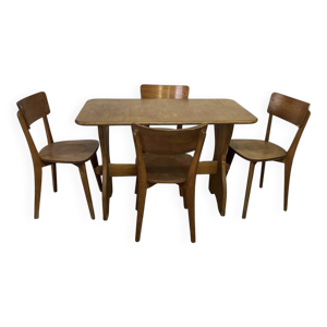 ensemble table et 4 chaises
