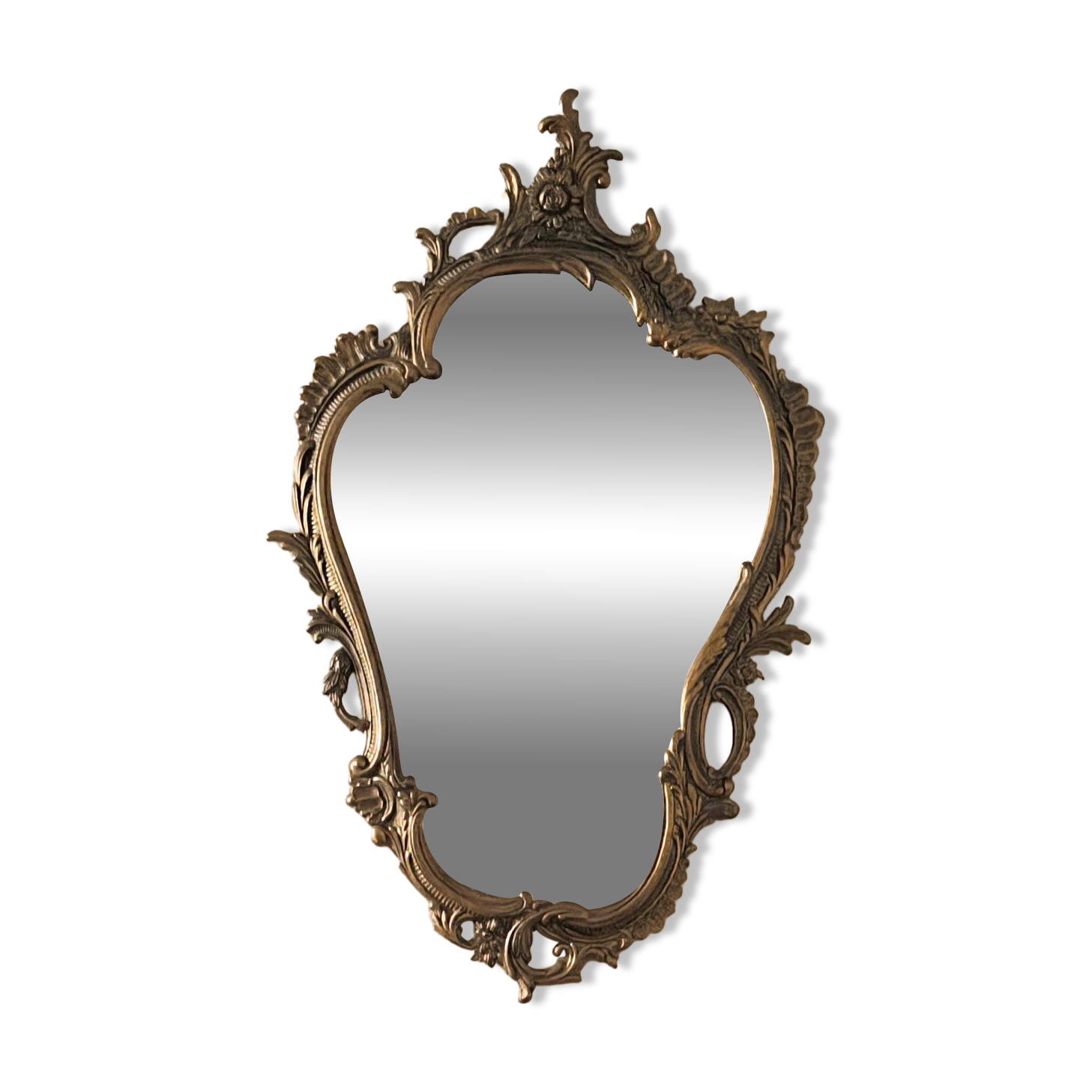 Bronze mirror 50 years old Louis XV Style