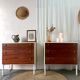Paire de commodes vintage