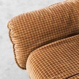 Doimo Salotti 1970s vintage convertible armchair bed in fabric