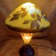 Lampe champignon Gallé Tip