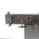 Antique coat rack with hooks